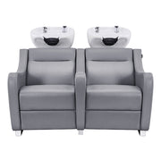 Majestic Double Seats Shampoo Chair – Space-Saving Salon Solution