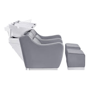 Majestic Double Seats Shampoo Chair – Space-Saving Salon Solution
