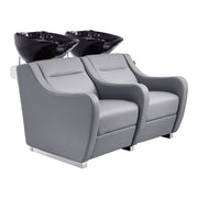 Majestic Double Seats Shampoo Chair – Space-Saving Salon Solution