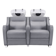 Majestic Shampoo Backwash Unit Double Seats Grey DIR