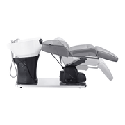 Maximus Full Recline Shampoo Grey Unit With Rotating Seat
