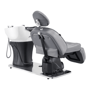 Maximus Full Recline Shampoo Grey Unit With Rotating Seat
