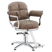 Milano Salon Hairdressing Styling Chair Vintage Brown DIR