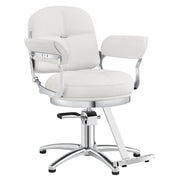 Milano Salon Hairdressing Styling Chair White DIR