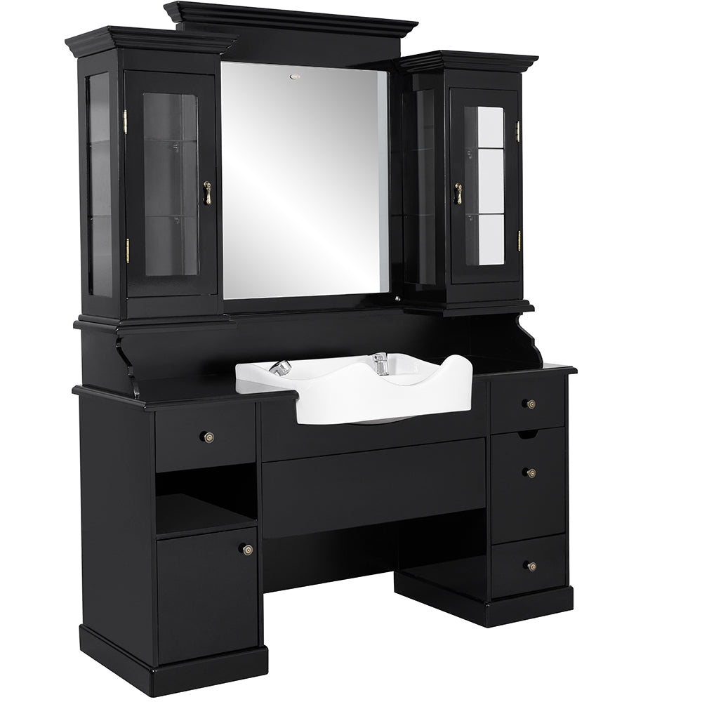 Mohegan LED Barber Front Wash Station