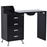 Monoco Manicure Table with Dust Extractor Black DIR