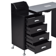 Monoco Manicure Table with Dust Extractor Black DIR