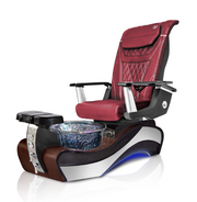New Beginning 1 DARK-WOOD GRAY Pedicure Chair