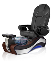 New Beginning 1 DARK-WOOD GRAY Pedicure Chair