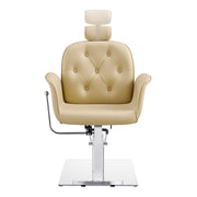 Noir Reclining Hydraulic Salon Chair Beige DIR