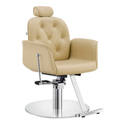 Noir Reclining Hydraulic Salon Chair Beige DIR