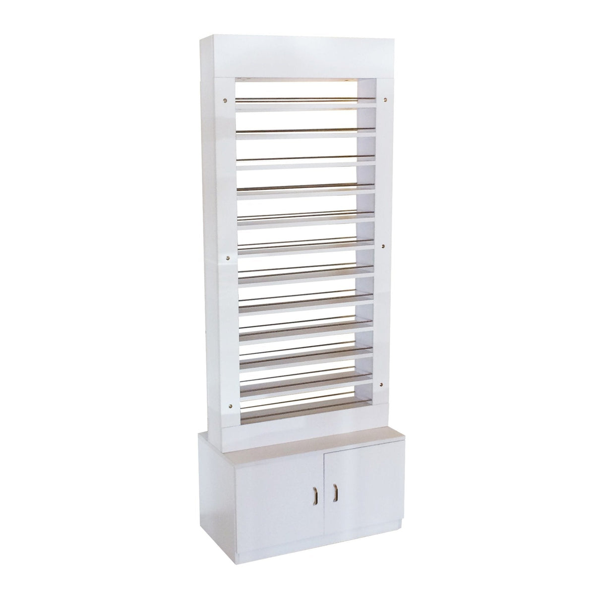 Polish Display Standing Rack White Whale Spa