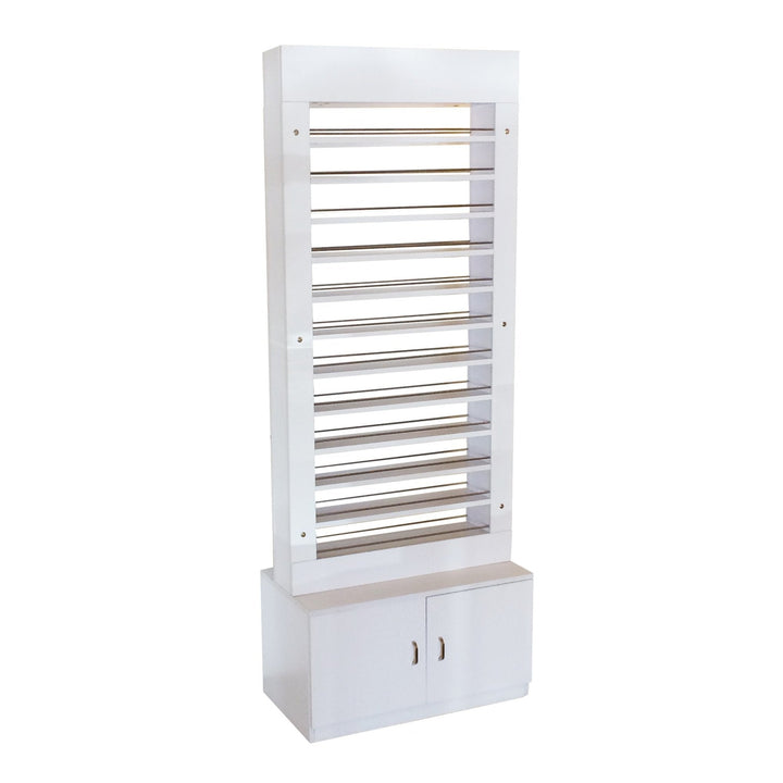 Polish Display Standing Rack White Whale Spa