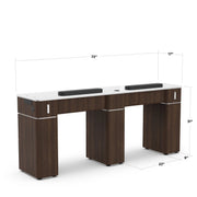 MODEN VM313-DB Vented Double Manicure Table