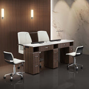MODEN VM313-DB Vented Double Manicure Table
