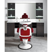 Premier Italian Barber Chair Salon Ambience