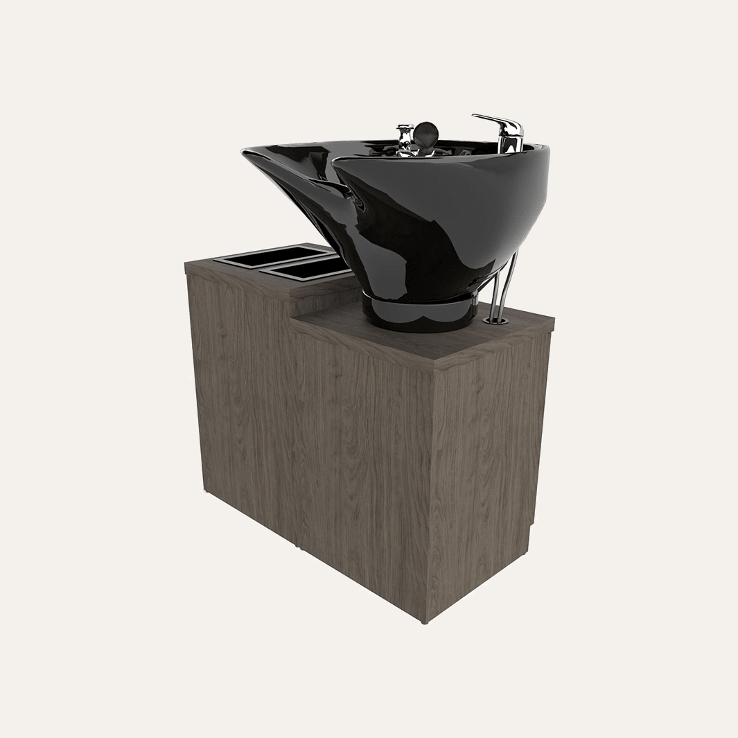 Shampoo Pedestal Including Tilting Bowl E1106-32