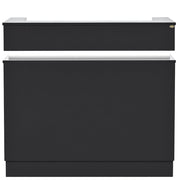 Langara LED Lighting Reception Desk Black DIR