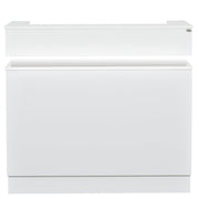 Langara LED Lighting Reception Desk White DIR