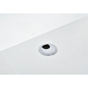 Langara LED Lighting Reception Desk White DIR
