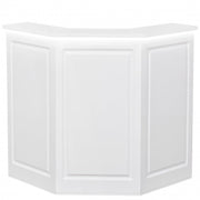 Valencia LED Reception Desk White DIR