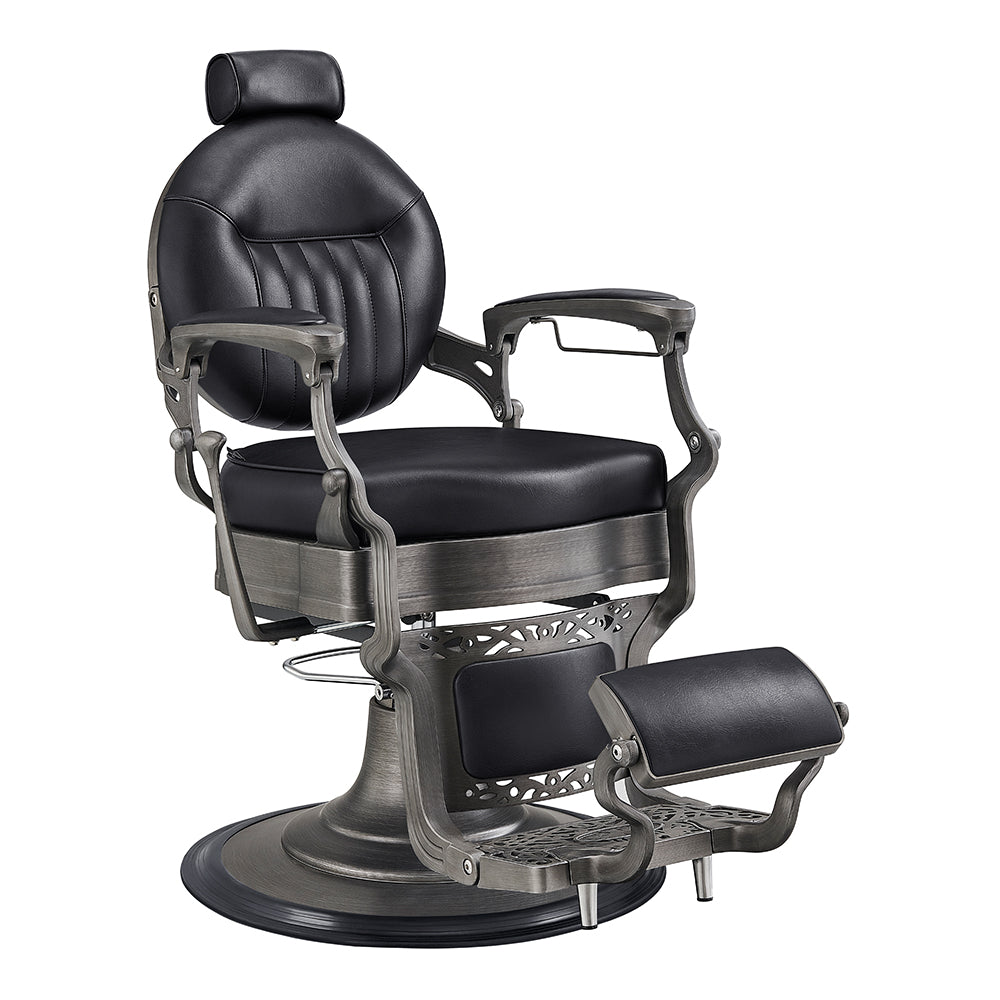 Kaiser Retro Style Vintage Barber Chair Black DIR