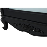 Revival Vintage Reception Desk with LED Lighting Black DIR