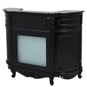 Revival Vintage Reception Desk with LED Lighting Black DIR