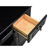 Revival Vintage Reception Desk with LED Lighting Black DIR