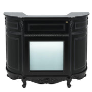 Revival Vintage Reception Desk with LED Lighting Black DIR