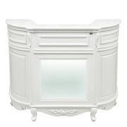 Revival Vintage Reception Desk with LED Lighting White DIR