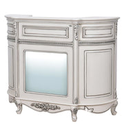 Revival LED Illumination Reception Desk Vintage Antique White DIR