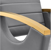 Bello Gold Classic Salon Chair Gray DIR
