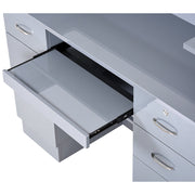 Langara LED Lighting Reception Desk Gray DIR