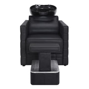 BarberPub Backwash Shampoo Station Chair, Salon Shampoo Bowl and Chair for Spa Barbershop 9083