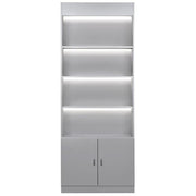 Showcase Retail Display Shelf Grey DIR