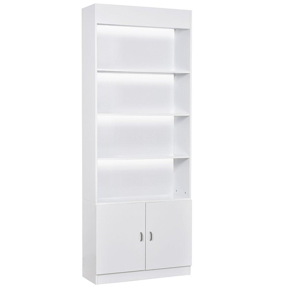 Showcase Retail Display Shelf White DIR