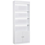 Showcase Retail Display Shelf White DIR
