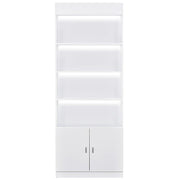 Showcase Retail Display Shelf White DIR