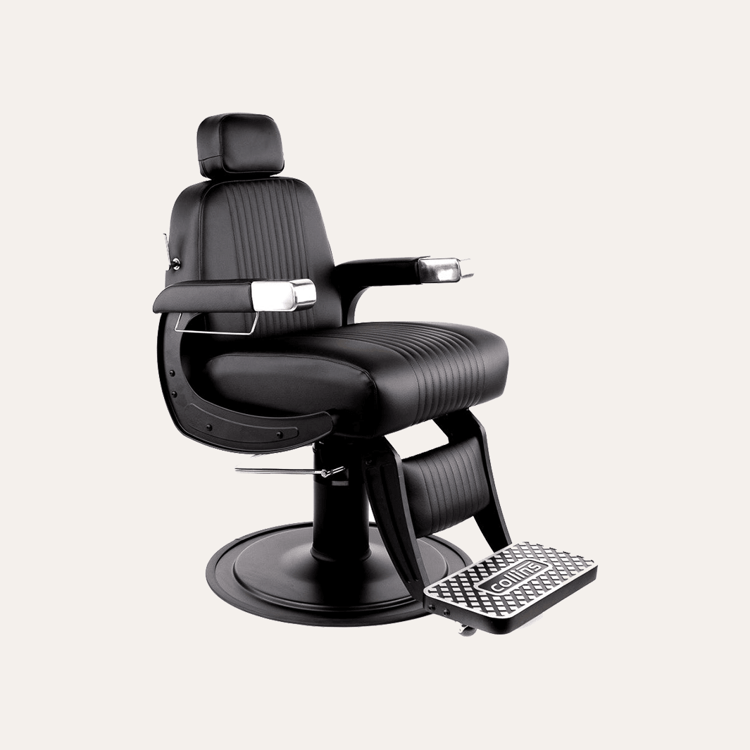 Blacked-Out Cobalt Omega Barber Chair B270B