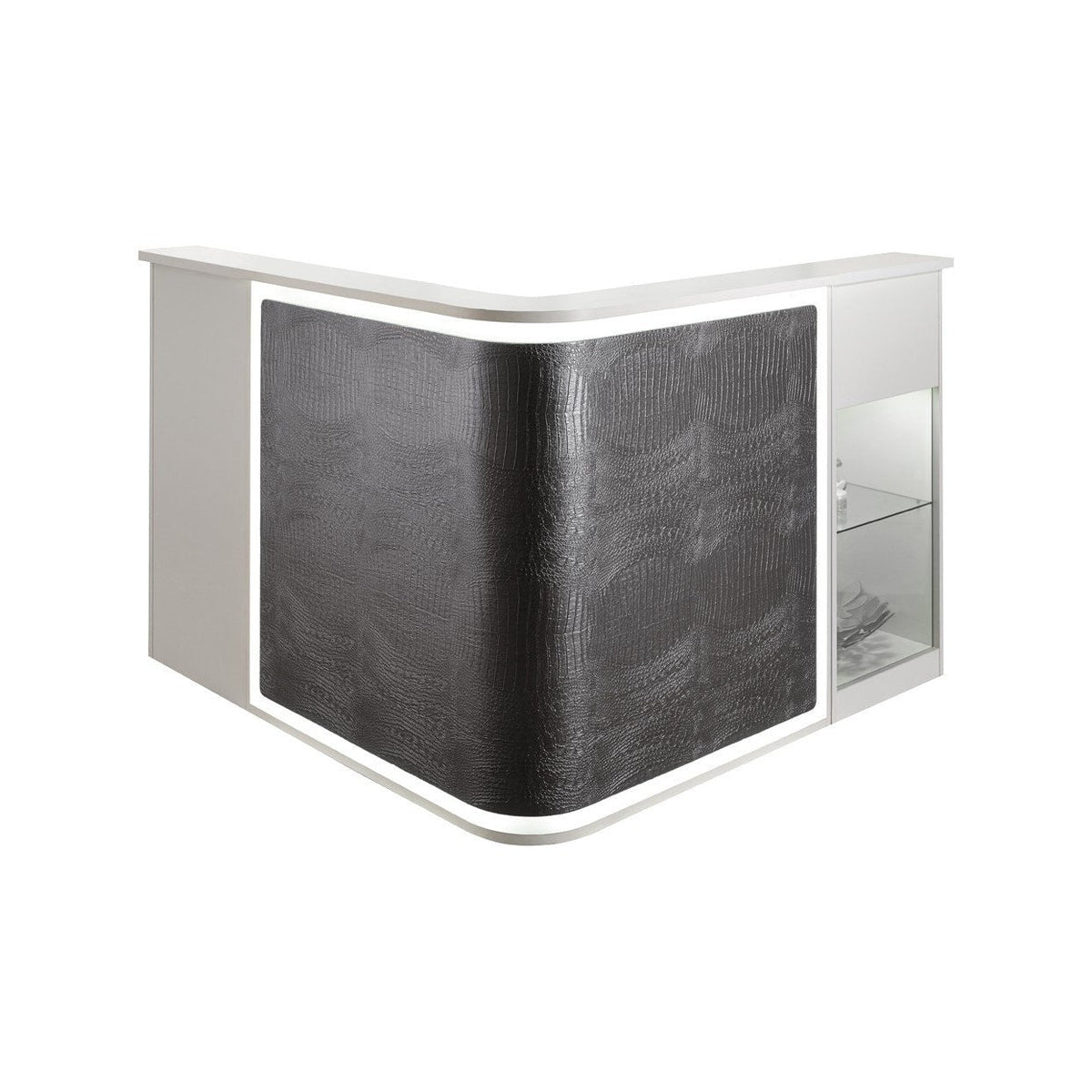Smart Italian Reception Desk w/ LED Light Salon Ambience RD216