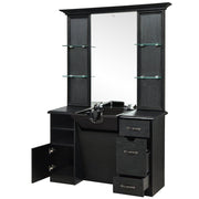 Taylor Barber Station With Sink Ash Black DIR