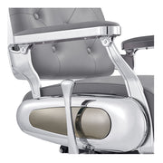 Titan Barber Chair Grey DIR