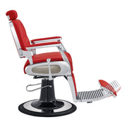 Titan Barber Chair Red DIR