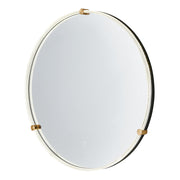 Twinkle LED Lighted Round Salon Mirror