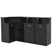 Valencia Combination - LED Standing Reception Desk