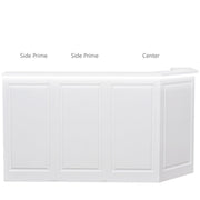 Valencia LED Reception Desk White DIR