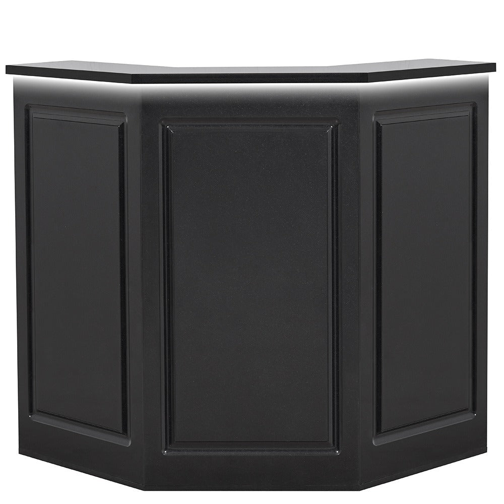 Valencia LED Reception Desk Black DIR