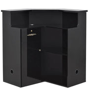 Valencia LED Reception Desk Black DIR
