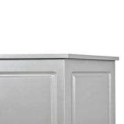 Valencia LED Reception Desk Silver DIR